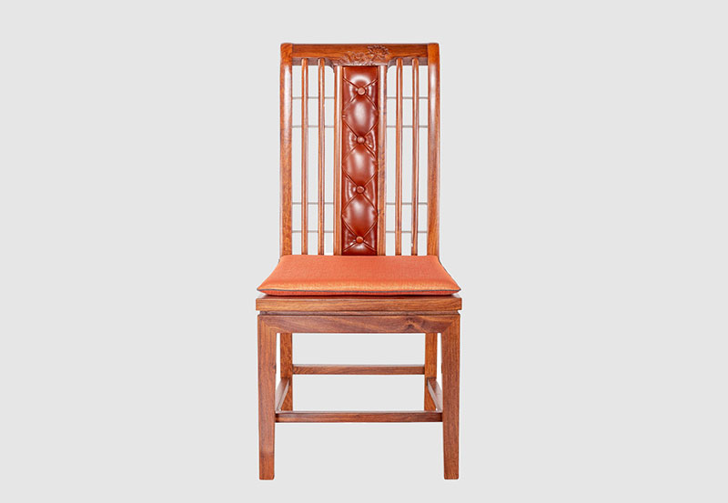 葫芦岛芙蓉榭中式实木餐椅效果图