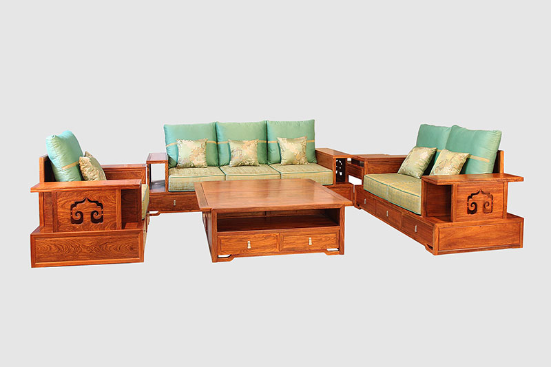 葫芦岛中式实木沙发简直太美了